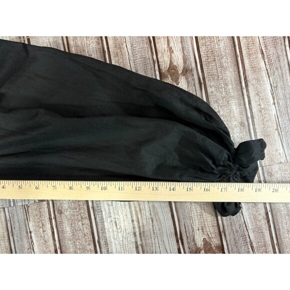 Farm Rio Lace And Ruffles Jumpsuit Size S Color Black NWT mspr $250 - Picture 6 of 7